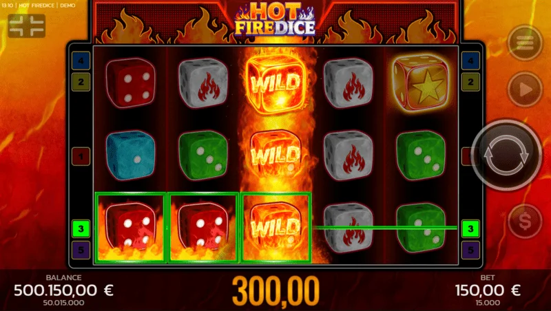 Hot Fire Dice - veliki dobitak kroz Random Wilds